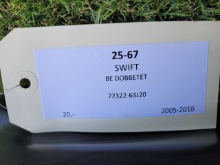 bontott SUZUKI SWIFT III Bal első Dobbetét (Kerékjárati, Műanyag)