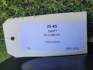 bontott SUZUKI SWIFT III Bal első Dobbetét (Kerékjárati, Műanyag)