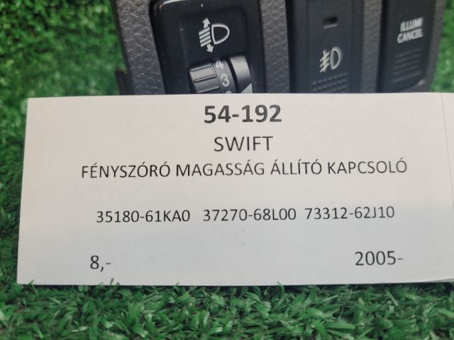 bontott SUZUKI SWIFT III Fényszórómagasság Állító Kapcsoló