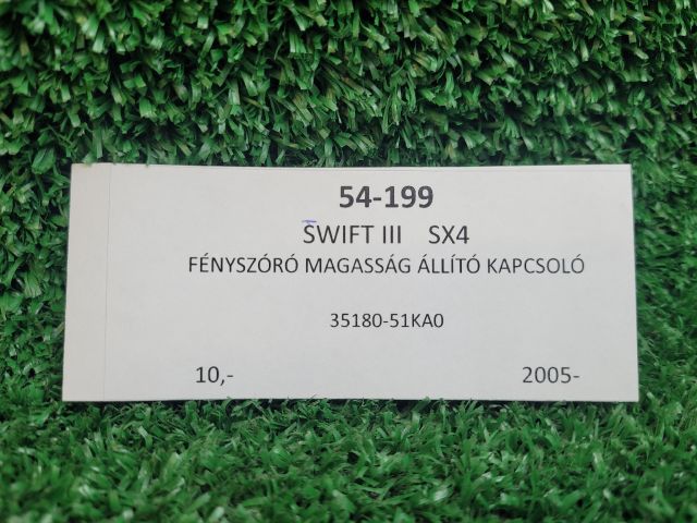 bontott SUZUKI SWIFT III Fényszórómagasság Állító Kapcsoló
