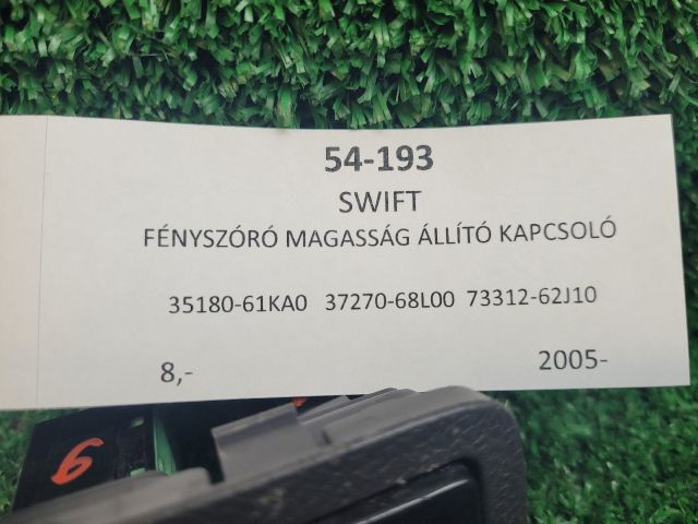 bontott SUZUKI SWIFT III Fényszórómagasság Állító Kapcsoló
