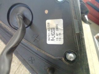 bontott SUZUKI SWIFT III Jobb Visszapillantó Tükör (Elektromos)