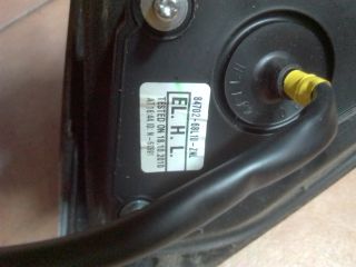 bontott SUZUKI SWIFT IV Bal Visszapillantó Tükör (Elektromos)