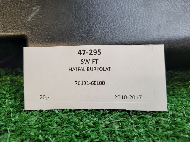 bontott SUZUKI SWIFT IV Hátfal Burkolat