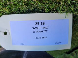 bontott SUZUKI SWIFT IV Jobb első Dobbetét (Kerékjárati, Műanyag)