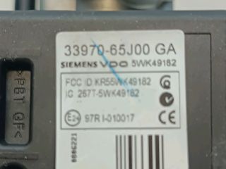 bontott SUZUKI SX4 Gyújtáskapcsoló Házzal