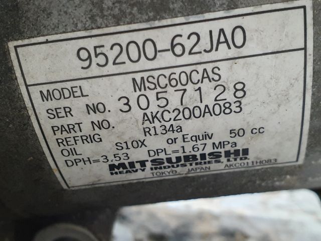 bontott SUZUKI SX4 Klímakompresszor