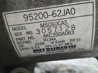 bontott SUZUKI SX4 Klímakompresszor