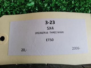 bontott SUZUKI SX4 Acélfelni Gumival (1 db)