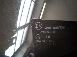 bontott SUZUKI SX4 Bal C Oszlop Oldalablak Üveg