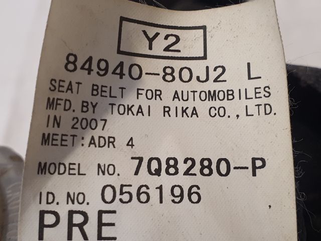 bontott SUZUKI SX4 Bal első Biztonsági Öv