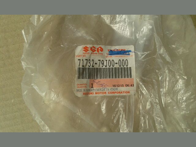 bontott SUZUKI SX4 Bal első Oldal Lökhárító Tartó (Műanyag)