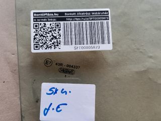 bontott SUZUKI SX4 Jobb első Ablak