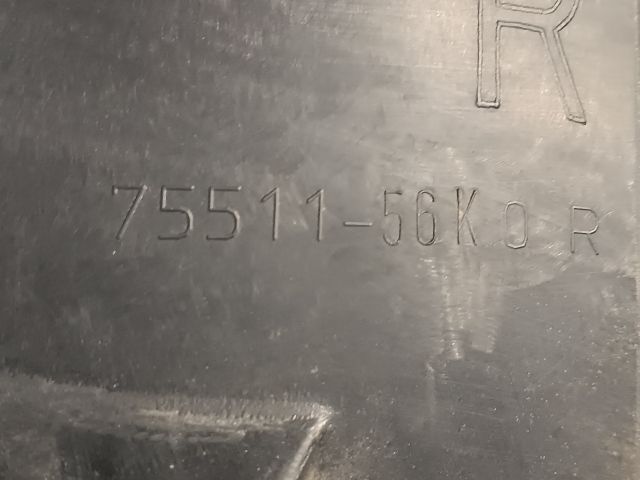 bontott SUZUKI SX4 Jobb hátsó Dobbetét (Kerékjárati, Műanyag)