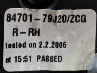 bontott SUZUKI SX4 Jobb Visszapillantó Tükör (Elektromos)