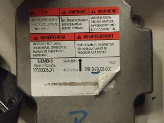 bontott SUZUKI SX4 Komplett Légzsák Szett