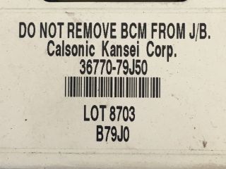 bontott SUZUKI SX4 Központizár Elektronika