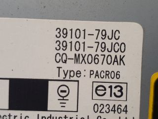 bontott SUZUKI SX4 Rádió / CD