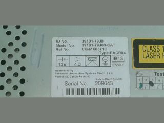 bontott SUZUKI SX4 Rádió / CD