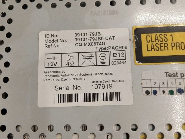 bontott SUZUKI SX4 Rádió / CD