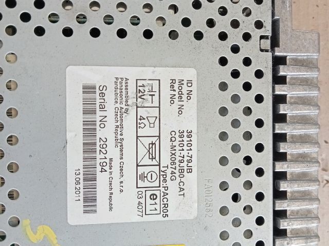 bontott SUZUKI SX4 Rádió / CD