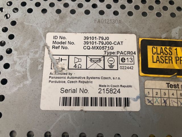 bontott SUZUKI SX4 Rádió / CD