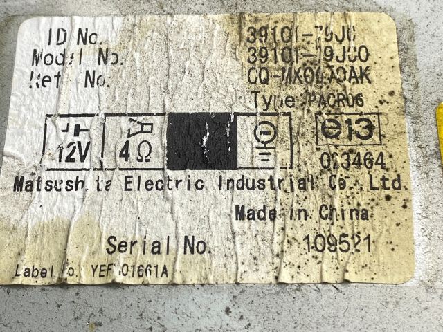 bontott SUZUKI SX4 Rádió / CD