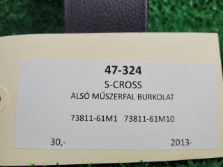 bontott SUZUKI SX4 S-Cross Alsó Műszerfal Burkolat