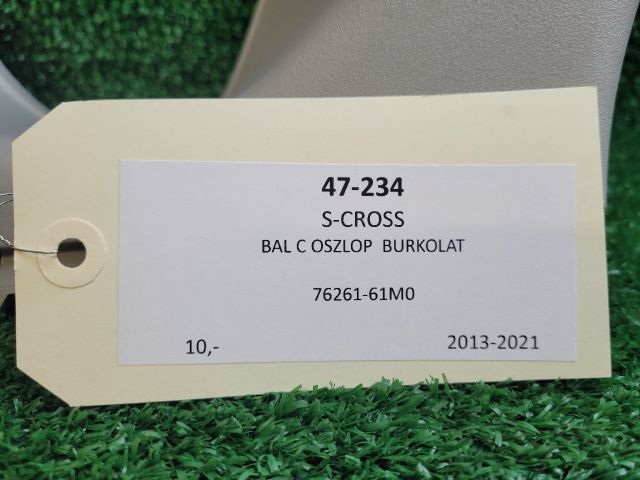 bontott SUZUKI SX4 S-Cross Bal C Oszlop Burkolat