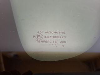 bontott SUZUKI SX4 S-Cross Bal C Oszlop Oldalablak Üveg