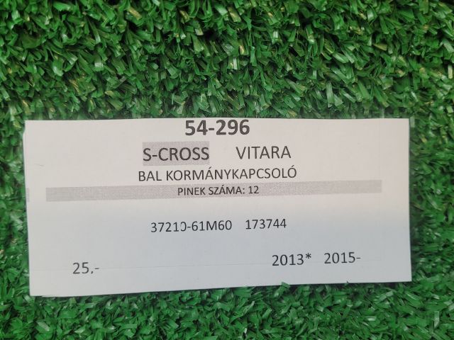 bontott SUZUKI SX4 S-Cross Bal Kormánykapcsoló Irányjelző