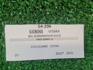bontott SUZUKI SX4 S-Cross Bal Kormánykapcsoló Irányjelző