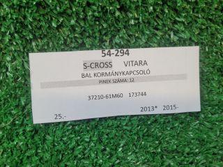 bontott SUZUKI SX4 S-Cross Bal Kormánykapcsoló Irányjelző