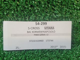 bontott SUZUKI SX4 S-Cross Bal Kormánykapcsoló Irányjelző