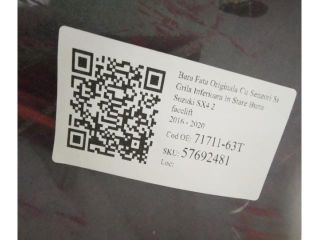 bontott SUZUKI SX4 S-Cross Első Lökhárító (Részeivel)