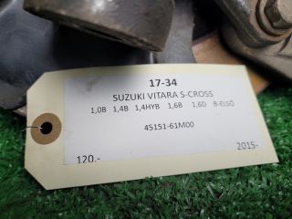 bontott SUZUKI SX4 S-Cross II Bal első Csonkállvány Kerékaggyal