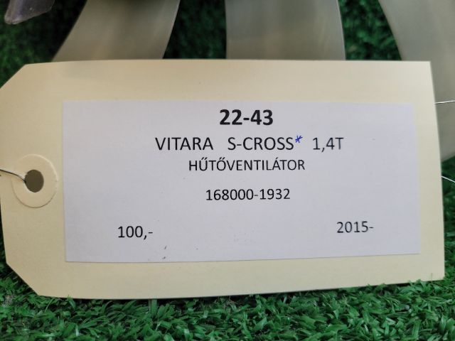 bontott SUZUKI SX4 S-Cross II Hűtőventilátor