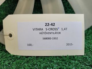 bontott SUZUKI SX4 S-Cross II Hűtőventilátor