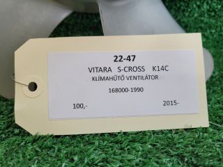 bontott SUZUKI SX4 S-Cross II Klímahűtő Ventilátor