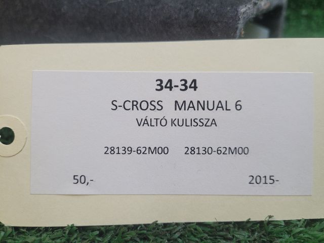 bontott SUZUKI SX4 S-Cross II Váltó Kulissza