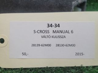 bontott SUZUKI SX4 S-Cross II Váltó Kulissza