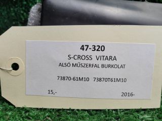 bontott SUZUKI SX4 S-Cross II Alsó Műszerfal Burkolat