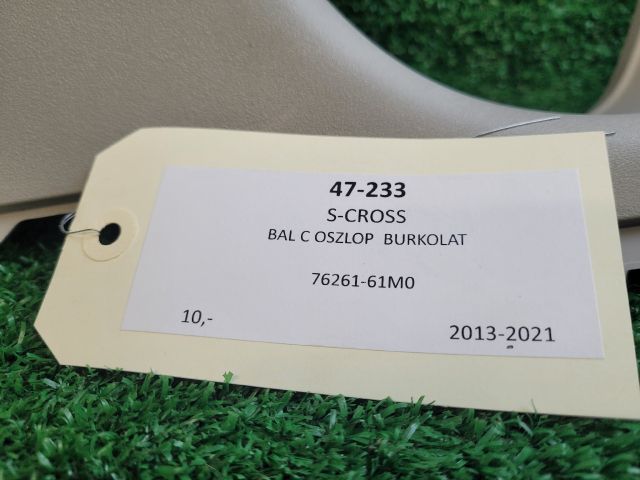 bontott SUZUKI SX4 S-Cross II Bal C Oszlop Burkolat