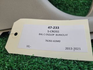 bontott SUZUKI SX4 S-Cross II Bal C Oszlop Burkolat