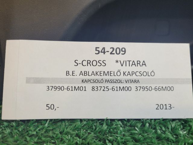 bontott SUZUKI SX4 S-Cross II Bal első Ablakemelő Kapcsoló