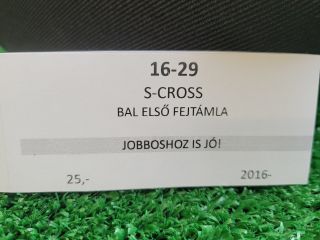 bontott SUZUKI SX4 S-Cross II Bal első Fejtámla