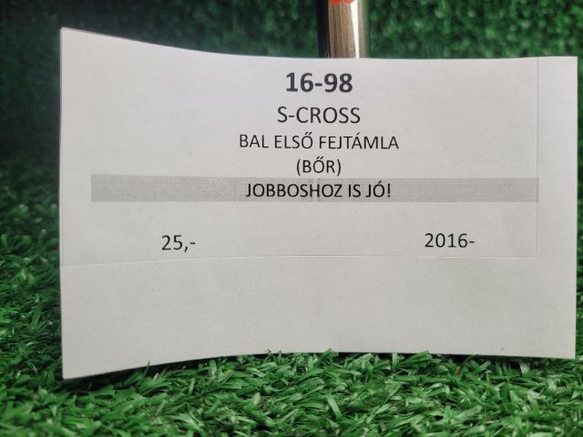 bontott SUZUKI SX4 S-Cross II Bal első Fejtámla