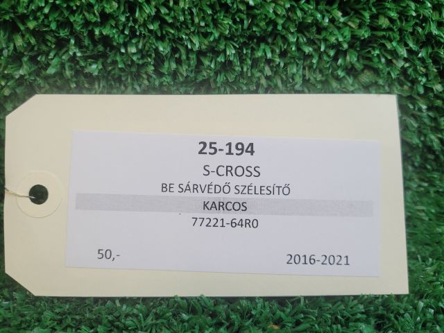 bontott SUZUKI SX4 S-Cross II Bal első Sárvédő Szélesítő