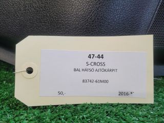 bontott SUZUKI SX4 S-Cross II Bal hátsó Ajtó Kárpit