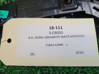 bontott SUZUKI SX4 S-Cross II Bal hátsó Oldal Lökhárító Tartó (Műanyag)